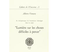 Métaphysique et ésotérisme islamique