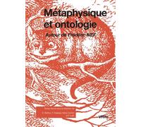 Métaphysique Et Ontologie - Autour De Frédéric Nef - Objections Et Réponses