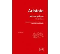 Métaphysique. Livre Alpha - Jean-François Pradeau - Puf - broché - Essai