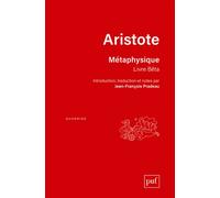 Métaphysique. Livre Bêta - Jean-François Pradeau - Puf - broché - Essai