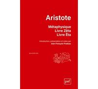 Métaphysique. Livre Zêta. Livre Êta