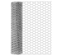 Metaximious 1 rouleau de grand grillage hexagonal galvanisé à chaud for clôture de jardin Bricolage