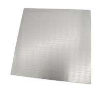 Metaximious 2 plaques en aluminium anodisé brossé, épaisseurs 0,8 mm, 1 mm et 1,5 mm, dimensions 200 x 200 mm et 300 x 300 mm. Éclat(200x300x1.0mm)