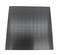 Metaximious 2 plaques en aluminium anodisé brossé, noir, argent, or. Épaisseur : 0,8 mm, 1 mm, 1,5 mm. Dimensions : 200 x 200 mm, 200 x 300 mm, 300 x 300 mm. Éclat(Noir,200x300x0.8mm)