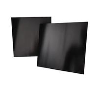 Metaximious 2 plaques plates en alliage d'aluminium 5052 anodisé noir, épaisseur 0,8 mm, 1 mm, 1,5 mm, dimensions 200 x 200 mm, 200 x 300 mm, 300 x 300 mm Éclat(200x300x1mm)