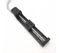 Metaximious Actionneur de scène T6x2mm, vis mère, système de Table de mouvement avec moteur pas à pas Nema 11, Mini Rail coulissant de guidage linéaire Industrie(50mm)