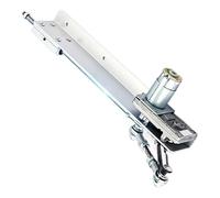 Metaximious Actionneur linéaire 12V DC, moteur de réduction, moteur à engrenages, Cycle alternatif, Mini actionneur linéaire télescopique, course réglable outils(3-15cm 120rpm 24V)