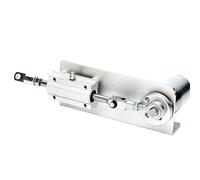 Metaximious Actionneur linéaire alternatif, course de 15mm à 30mm, Mini moteur télescopique réglable à engrenage DC 12V outils(10 rpm)