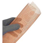 Metaximious Écran de blindage en fil de cuivre tissé de 120 mailles for tamisage à sec for utilisation en laboratoire Application d'écran de cuivre de signal Bricolage(30x60cm)