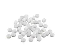 Metaximious Engrenage à dents droites en plastique, alésage de 2mm, 7x5mm, 7x9mm, 12 dents, 16 dents, pignon 122A 162A, engrenage de moteur à monter soi-même, 50 pièces outils(16 Teeth)