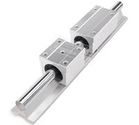 Metaximious Ensemble de 2 rails de guidage linéaires SBR16, 2 guides linéaires 200 mm-1500 mm avec 4 blocs SBR16UU Composant(450mm)