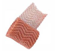 Metaximious Filtre tissé en maille de cuivre pur à 2 fils, de qualité alimentaire, for distillation, largeur 100 mm Bricolage(12.7cm x 3 Meter)