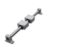 Metaximious Guide de roulement de mouvement d'axe optique, curseur de haute précision, scie à table coulissante, ensemble de rails de guidage for le travail du bois Composant(16x300mm)