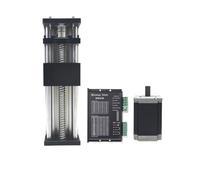 Metaximious Kit de Rail linéaire NEMA 23, pilote de moteur pas à pas, Module de vis à billes, étape coulissante, course de 50mm à 300mm Industrie(50mm SFU1610)