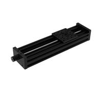 Metaximious Kit de table coulissante à axe Z: vis T8, moteur pas à pas Nema 23 57 et actionneur linéaire à poutre en C for usinage de précision Composant(Noir,Lead 2mm L500mm)