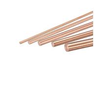 Metaximious Lot de 5 tiges rondes solides en cuivre T2 de 500 mm for pièces mécaniques de précision et projets de bricolage Artisanat(3x500mm)