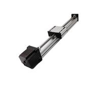 Metaximious Rail coulissant de guidage linéaire, pas de 8mm, imprimante 3D, axe Z, moteur Nema23, 25mm à 200mm, course efficace, vis à plomb T8 Industrie(100mm)