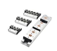 Metaximious Rail de guidage linéaire à mouvement linéaire multi-axes SGB20UU, guide en aluminium, largeur 60 mm, guide linéaire à rouleaux à double axe Composant(4UU)