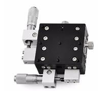 Metaximious Station de découpe manuelle coulissante ultra-mince XY80-LB, plate-forme de déplacement sur axe XY 80 x 80 mm for une découpe de précision Composant