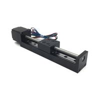 Metaximious Table coulissante for imprimante 3D, course de 50mm, 100mm, 150mm, 200mm, Guide de Rail linéaire, type T, Mini actionneur linéaire, bride Nema11 de 28mm Industrie(150mm 6mm pitch)