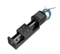 Metaximious Table coulissante Nema11, Kits de moteur pas à pas for imprimante 3D CNC, Mini Guide de Rail linéaire, type T, 50-200mm Industrie(50mm 4mm pitch)