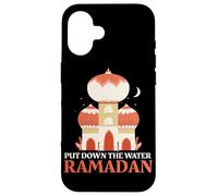 Metdown The Water Fasting Musulman Humour Ramadan Month Coque pour iPhone 16