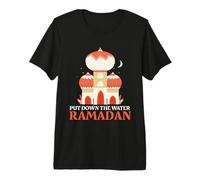 Metdown The Water Fasting Musulman Humour Ramadan Month T-Shirt Haut de Gamme