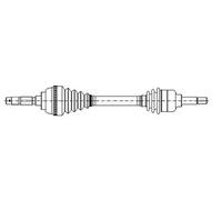 METELLI 17-0005 Arbre de transmission