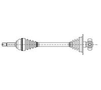 Metelli Arbre de transmission 17-0637