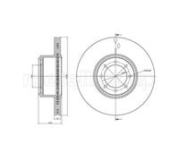 METELLI 2X Disque De Frein Arrière Ø294 Mm Ventilé Peint Pour Iveco Daily IV