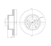 METELLI 2X Disque De Frein Avant Ø276Mm Complet Pour Iveco Daily III