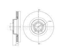 METELLI 2X Disque De Frein Avant Ø314 Mm Ventilé Pour Audi A6 Avant 4F5 C6 3.0