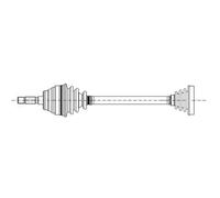 METELLI Arbre avant Droit pour Alfa Romeo 145 930 146 930_17-0506