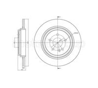 METELLI Disques De Frein Arrière Pour Mercedes-Benz M-Class W163