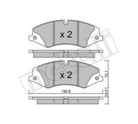 METELLI Jeu De Plaquettes De Frein Avant Pour Land Rover (4) 155,3x73,3x19mm