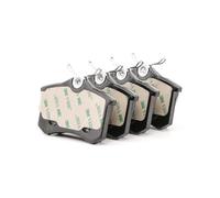 Jeu de 4 plaquettes de frein arrière METELLI 22-0100-1