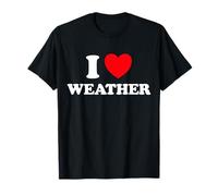 Météo Heart Forecast Man Température Tempête Météorologie Fan T-Shirt