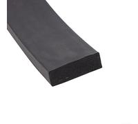 météo ping Seal Strip, 1 joint d'étanchéité carré en mousse de caoutchouc noir for porte d'armoire(30x50mm,5 Meters)