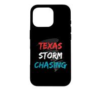 Météo Texas Storm Chasing Rouge Blanc Bleu Nuages Tornades Coque pour iPhone 16 Pro