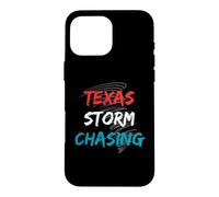 Météo Texas Storm Chasing Rouge Blanc Bleu Nuages Tornades Coque pour iPhone 16 Pro Max