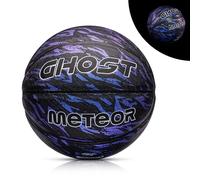 meteor Ballon de Basket-Ball Fluo Glowing Layup Taille 7 Jeunesse Femmes Hommes Idéal pour Les Mains des Enfants Idéal pour l'entraînement des Enfants Extérieur Intérieur