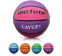 meteor Ballon de Basket Tailles 1 3 et 4 Mini Ballon Idéal pour Les matchs d'entraînement en intérieur et en extérieur