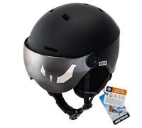 meteor Casque de Ski avec Visière Intégrée - pour Hommes Femmes et Jeunesse - Helmet Snowboard Professionnel de Sports de Neige