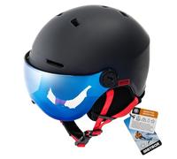 meteor Casque de Ski avec Visière Intégrée - pour Hommes Femmes et Jeunesse - Helmet Snowboard Professionnel de Sports de Neige