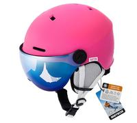 meteor Casque de Ski avec Visière Intégrée - pour Hommes Femmes et Jeunesse - Helmet Snowboard Professionnel de Sports de Neige
