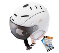 meteor Casque de Ski avec Visière Intégrée - pour Hommes Femmes et Jeunesse - Helmet Snowboard Professionnel de Sports de Neige