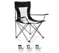 Chaise touristique pliable Tripper Meteor - Black