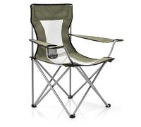 Meteor Chaise de Camping Pliable Légère et Résistante - Pour le Camping, la Plage et le Jardin
