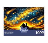 Météor du Ciel Nocturne Puzzle 1000 Pièces pour Adultes Et Enfants Dès 14 Ans Jeux De Défi Jouets Éducatifs Divertissement Créatif Cadeau Classiques - Activité Familiale Parfaite 38x26cm/1000pcs