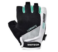 meteor Enfants Gants de Vélo Garçons Filles Cyclisme VTT Demi-Doigts Antidérapant Mitaines de Sport Antichoc Respirant Courts pour Bicyclette Réglables Scooter Paire de Gant